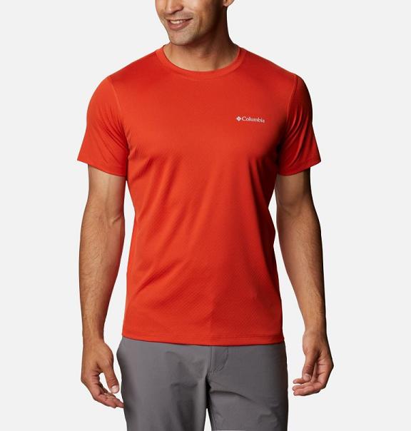 Columbia Zero Rules T-Shirt Red For Men's NZ8349 New Zealand